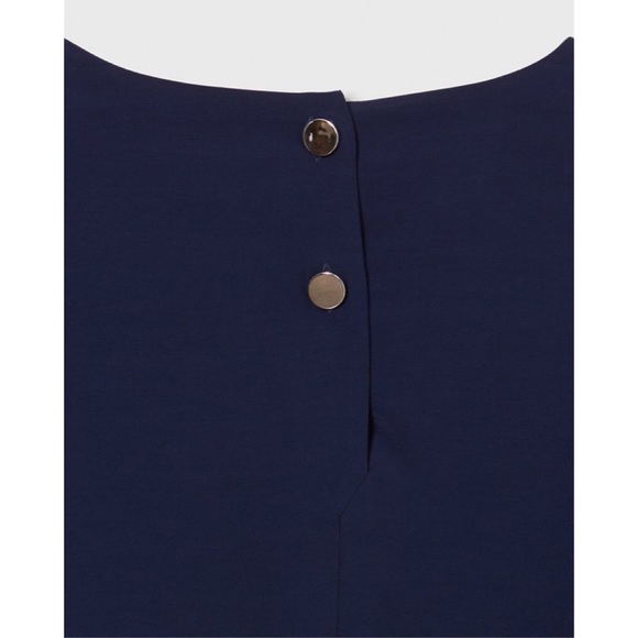 NWT Club Monaco Tie Sleeve Top - Picture 5 of 8